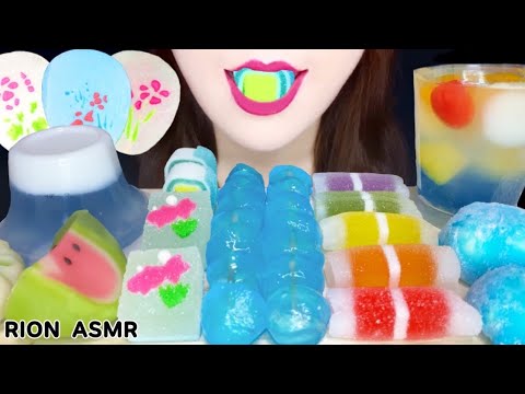 【ASMR】【咀嚼音 】WAGASHI PARTY 夏の和菓子特集 MUKBANG 먹방 食べる音 EATINGSOUNDS NOTALKING MOCHI DAIFUKU わらび餅