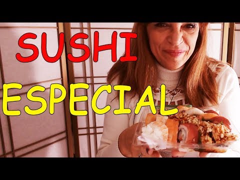 ASMR SUSHI/COMIENDO Y CONVERSANDO🍱EATING SOUNDS