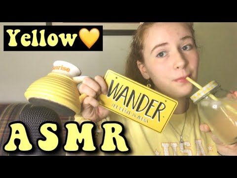 ASMR- Yellow triggers 💛✨ (rainbow series)