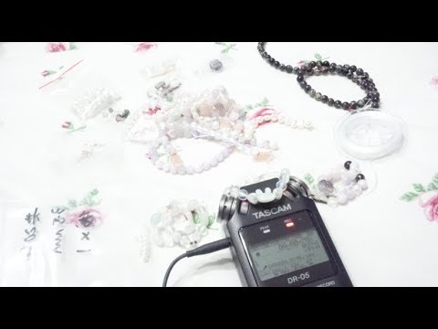 [ASMR 4K] Homemade Bracelets (Bead sounds)