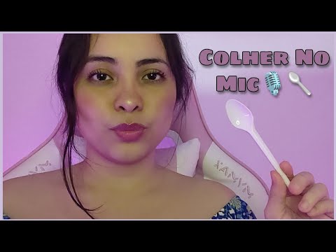 Asmr Colher No Mic 🥄🎙️