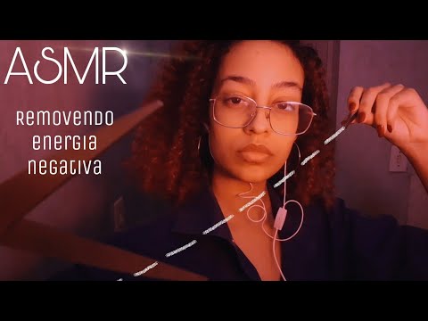 ASMR | CORTANDO SUAS ENERGIAS NEGATIVAS