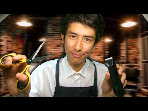 ASMR ✂hi, do u want a professional haircut?✂ 💈🪒