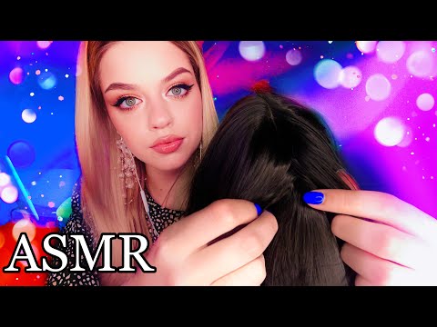 АСМР МАССАЖ ГОЛОВЫ💆🏻‍♀️УХОД ЗА ВОЛОСАМИ🤤 asmr Hair Play