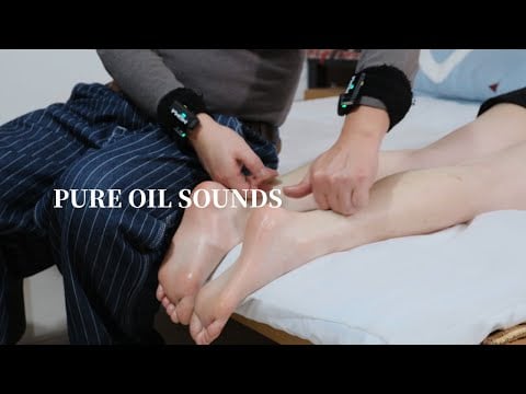 Deep Tissue Leg Massage ASMR | Soothing Oil Sounds for Sleep