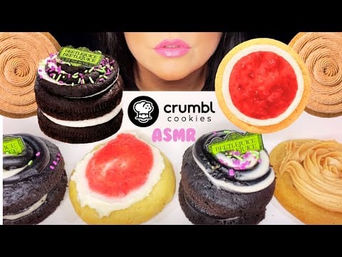 ASMR CRUMBL COOKIES MUKBANG | soft EATING SOUNDS