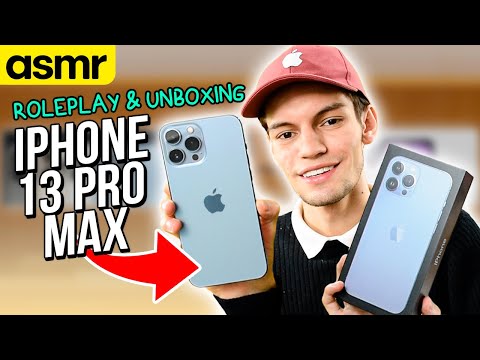 ASMR Roleplay IPHONE 13 PRO MAX - asmr unboxing iPhone 13 - ASMR Español