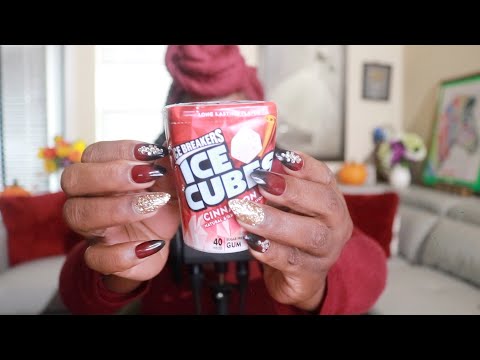 ICE BREAKER CINNAMON CUBE ASMR CHEWING GUM