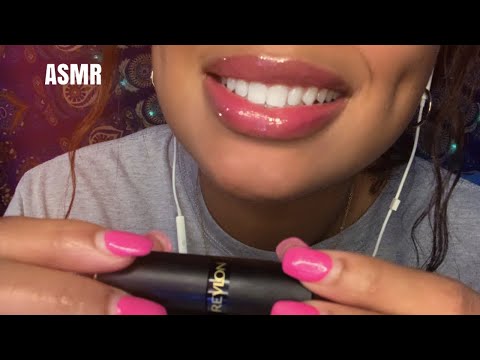 ASMR | Trigger Words | Lipgloss 💄 Tapping & Pumping 👄