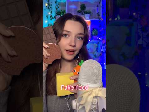 Fake food #asmr #asmrsounds #asmrrelax #asmrtingles #asmrwhispers #asmrsleep #relax #tingles