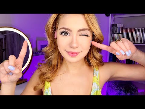 ASMR Suis mes Instructions mais TU PEUX FERMER LES YEUX 👀 ♡ visuels, soin du visage ♡ ASMR Français