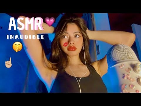ASMR | Te cuento un cuento para dormir en inaudible (asmr inaudible, mouth sounds) 
