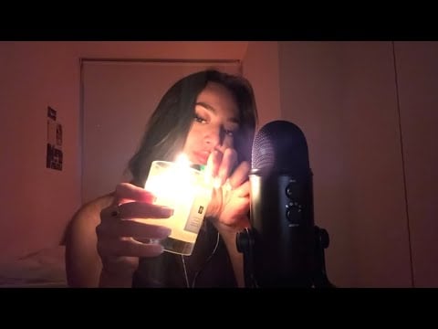 ASMR | Soft whispering & object tracing