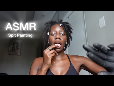 ASMR SPIT PAINTING YOU ! 💖 Fall into a Deep Sleep + (Extra spit) 💤