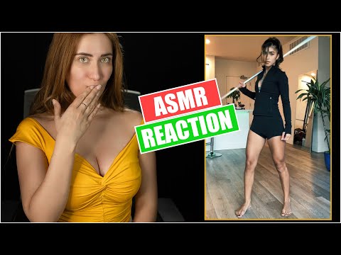 ASMRtist REACCIÓNANDO AL ASMR en TIKTOK | ASMR Español | Asmr with Sasha