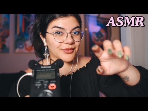 ASMR Limpio tu Aura ✨ Hand movements, Energy Plucking, Inaudibles, Susurros Binaurales | Tascam