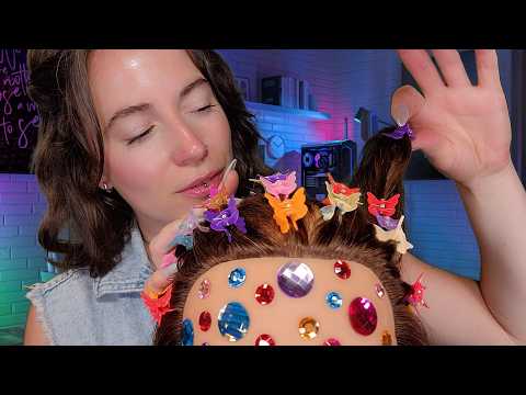 ASMR - The Most Relaxing Hair Treatment & Skincare (Hair Clips, Scalp Massage, Layered Facial)
