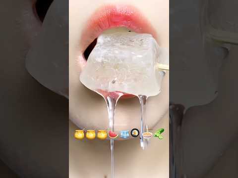 Compilation Asmr Eating Emoji Food 🍳🍉🥒 #asmr #mukbang #emojichallenges #satisfying #eating