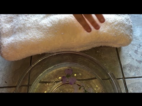 ASMR pedicure , foot massage, leg massage first person spa POV