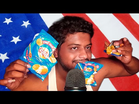 ASMR Trying Amarican Snakes & Candy & Drinks | asmr mukbang