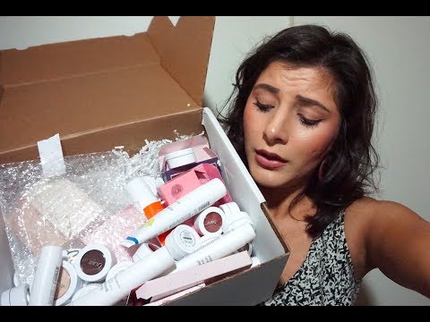 ASMR Huge Makeup Haul (ColourPop, Juice Beauty, Aromatica)