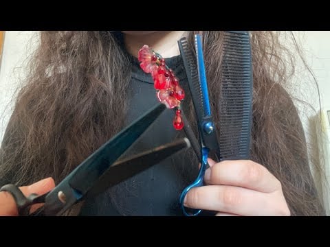 ASMR hairdresser roleplay💈personal attention, lofi sound - no talking 