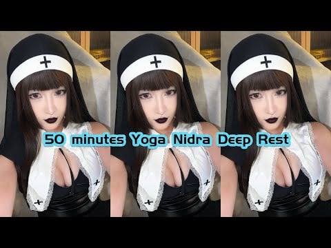 MissWarmJ Goth Nun Youga Nigra ASMR 中文瑜伽休息术