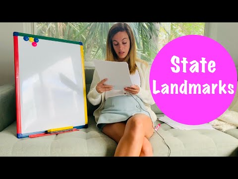 [ASMR] Find Out All State Landmarks (quiet, relaxing, soft-spoken, sleep-inducing)