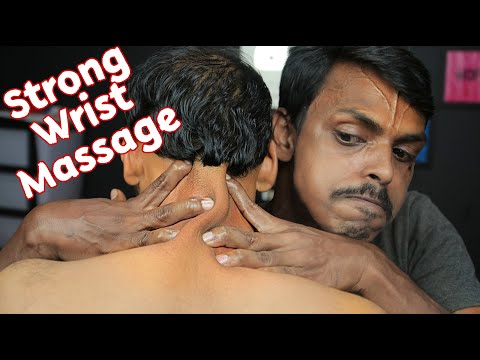 Strong Wrist Head And Shoulder Massage ASMR | 3d Sound ASMR Shoulder Massage With Lots Of Pressure