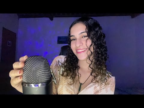 live de asmr | conversando e fazendo sons relaxantes 🤍