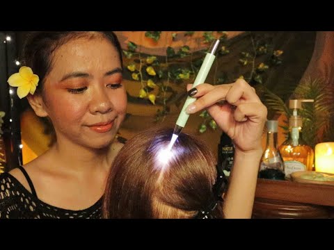 [ASMR] Klinik Pijat Kepala 🍃(Scalp Massage & Hair Treatment) | ASMR Indonesia