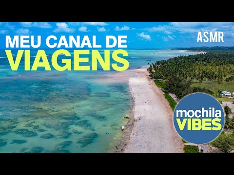 Apresentando meu canal de viagens! Imagens de drone + ASMR