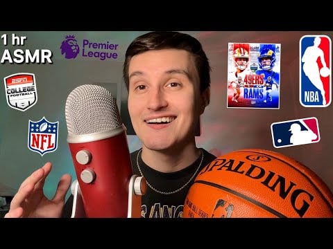 ASMR | 1 Hour of Sports News + Updates 🏈⚽️ (nfl football, premier league, nba)