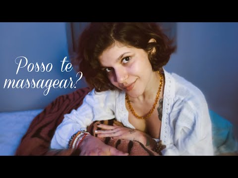 ASMR ~ Massagem nas costas, pernas e pés para alívio de dores