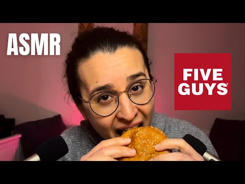 ASMR FR | MUKBANG FIVE GUYS 🍔