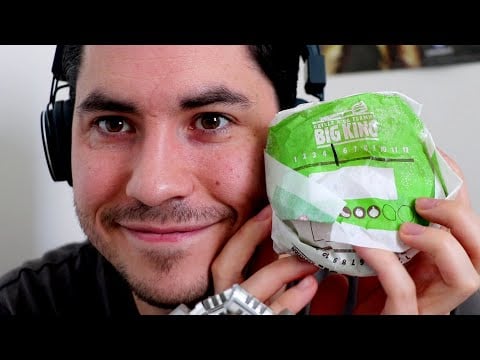 ASMR BURGER KING - BIG KING