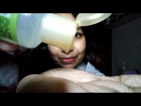 ASMR Escovação de cabelo, desembaraçando, passando óleo capilar, fazendo trança e baby hair 🌷☁