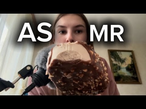 ASMR итинг мороженного/ говорю про пересдачу экзамена / болталка 🥰