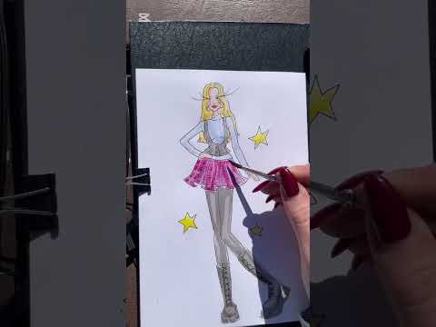 Let’s sketch my outfit of the day ✨ #art #drawing #sketch