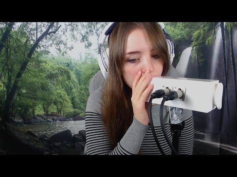 ASMR - Gentle mouthsounds (ear licking, Ear noms, Breathing sounds etc...)