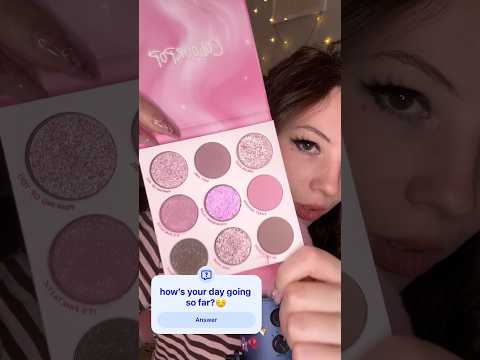 ASMR DOING YOUR EYE MAKEUP 🪄✨ #asmrmakeup