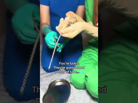 The patient is so lucky! #medicalexam #nurse #surgicalgloves