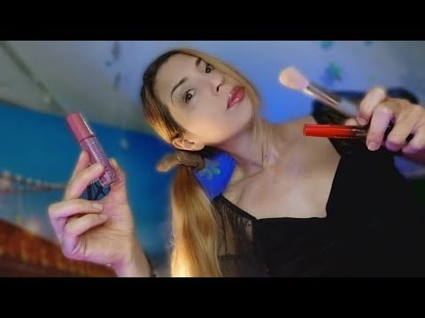 ASMR Doing Your Makeup 💄 Personal attention & Relaxing Brushes 💤💫 😇🩷🧡💛