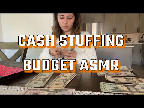 ASMR Budgeting 💵 - Cash Envelope Method 📩 (FULL PAY TRANSPARENCY)