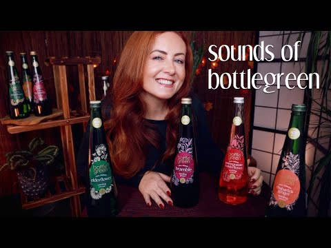 Sounds of bottlegreen by the Fire 💤 ASMR 💤 Relaxing Fizz, Bottles & Pouring