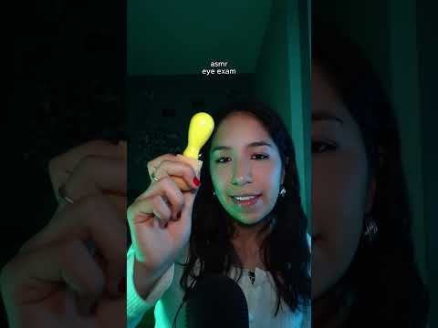 ASMR eye exam: chequeo que todo esté en orden con tus ojitos hermosos ☺️❤️#asmr #eyeexam #relax