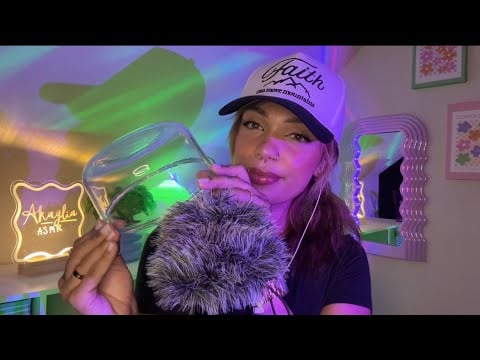 ASMR Fishbowl Trigger with Mouth Sounds 