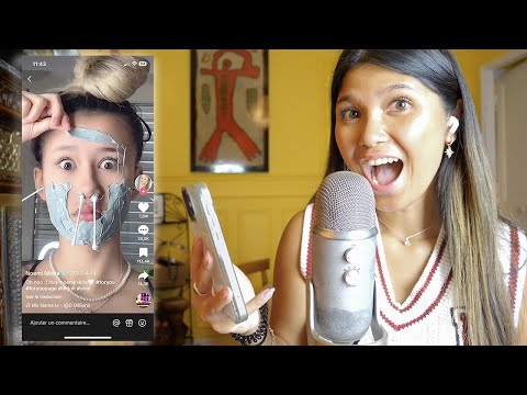 ASMR GIRL REACTS TO TIKTOK ASMR