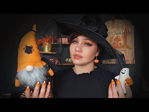 ASMR Roleplay -  A Cosy Halloween Shop (Soft Spoken)