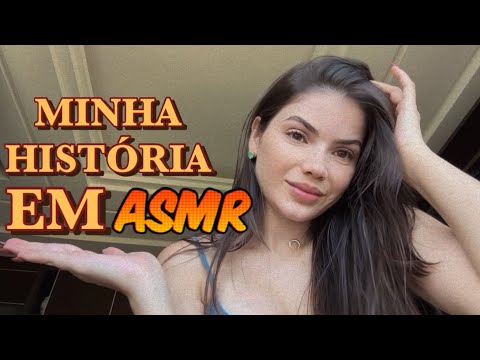 Contando minha história em como comecei no ASMR